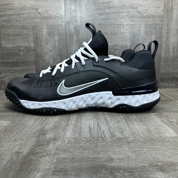 Nike Huarache 9 Elite TF LAX Mens 11 Black White Turf Lacrosse NEW FN0310-002 main image 6